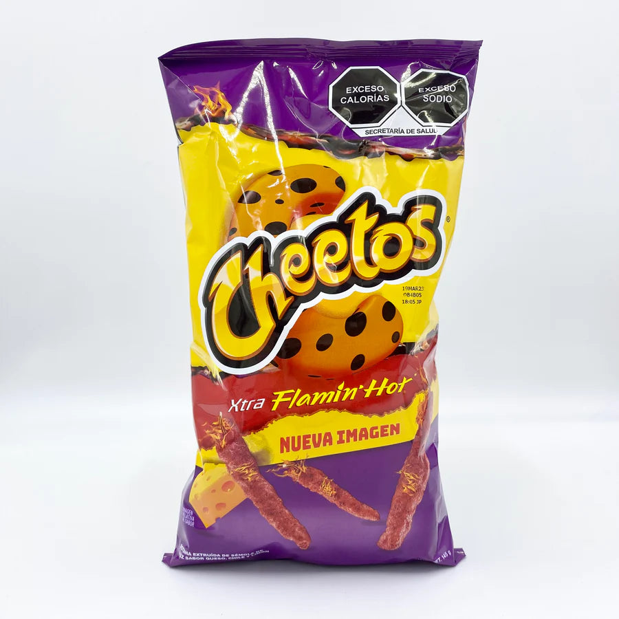 Cheetos xtra Flamin' Hot - 5 large bags 145g each