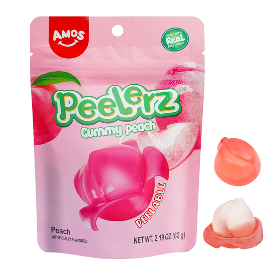 Peach  Gummy Peelerz 6OZ-