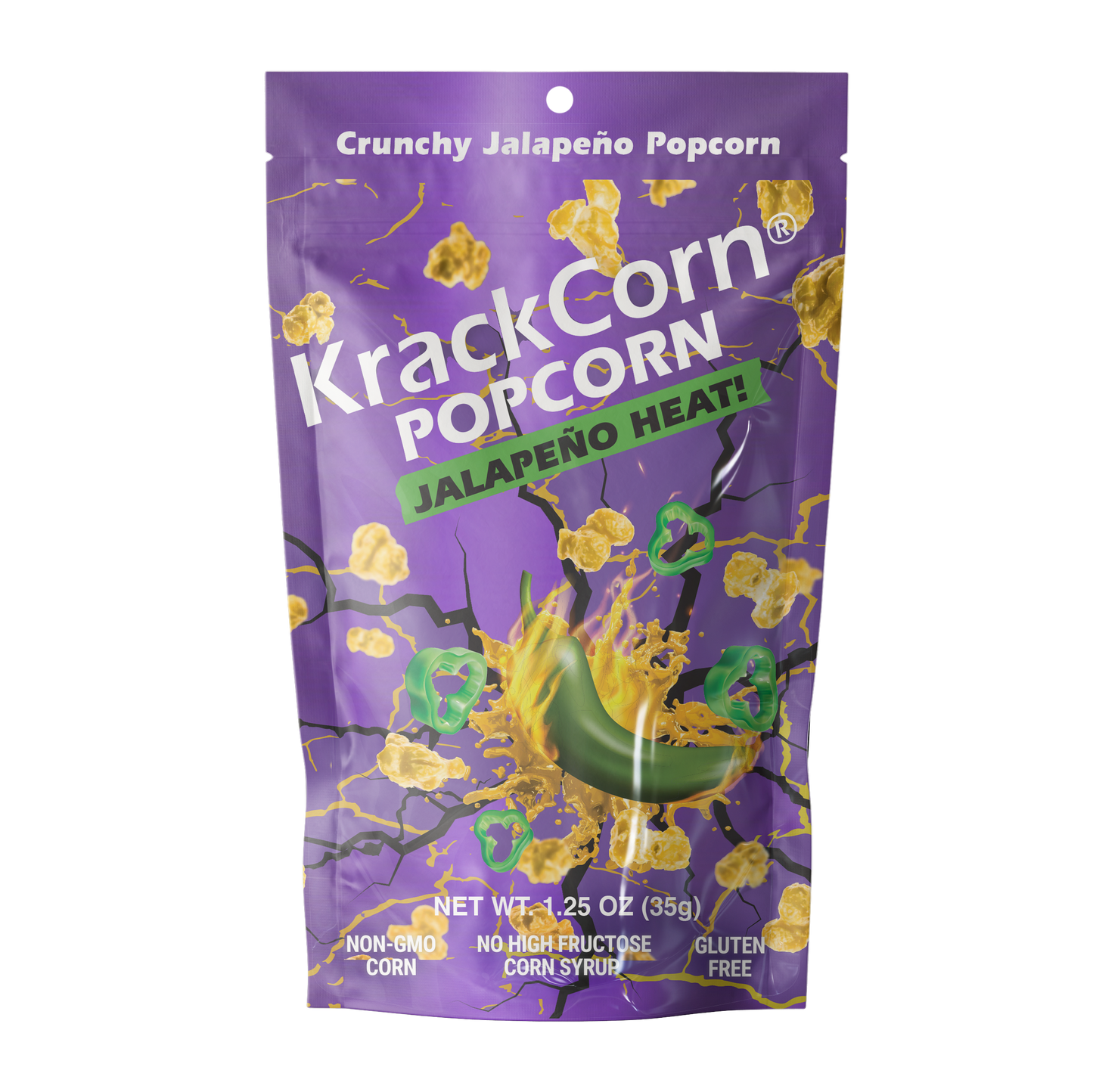 KrackCorn Jalapeno Heat- 12 Count