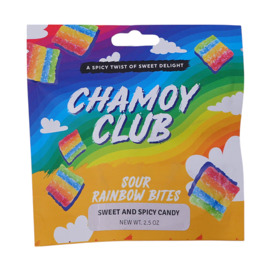 Sour Rainbow Bites 2.5oz- Chamoy Club