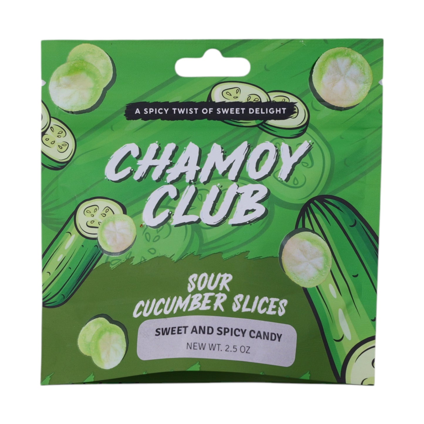 Sour Cucumber Slices 2.5oz- Chamoy Club