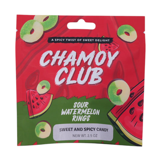 Sour Watermelon Rings 2.5oz- Chamoy Club